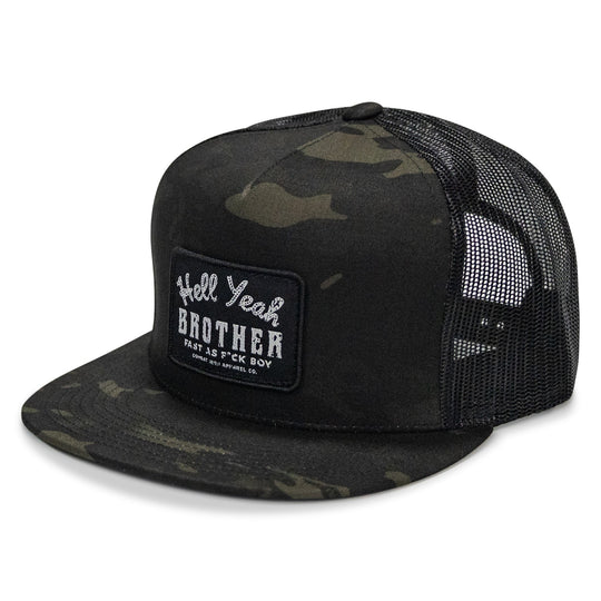 One Revolver Surfboards - Hell Yeah Brother Flatbill SnapBack Hat HEADWEAR