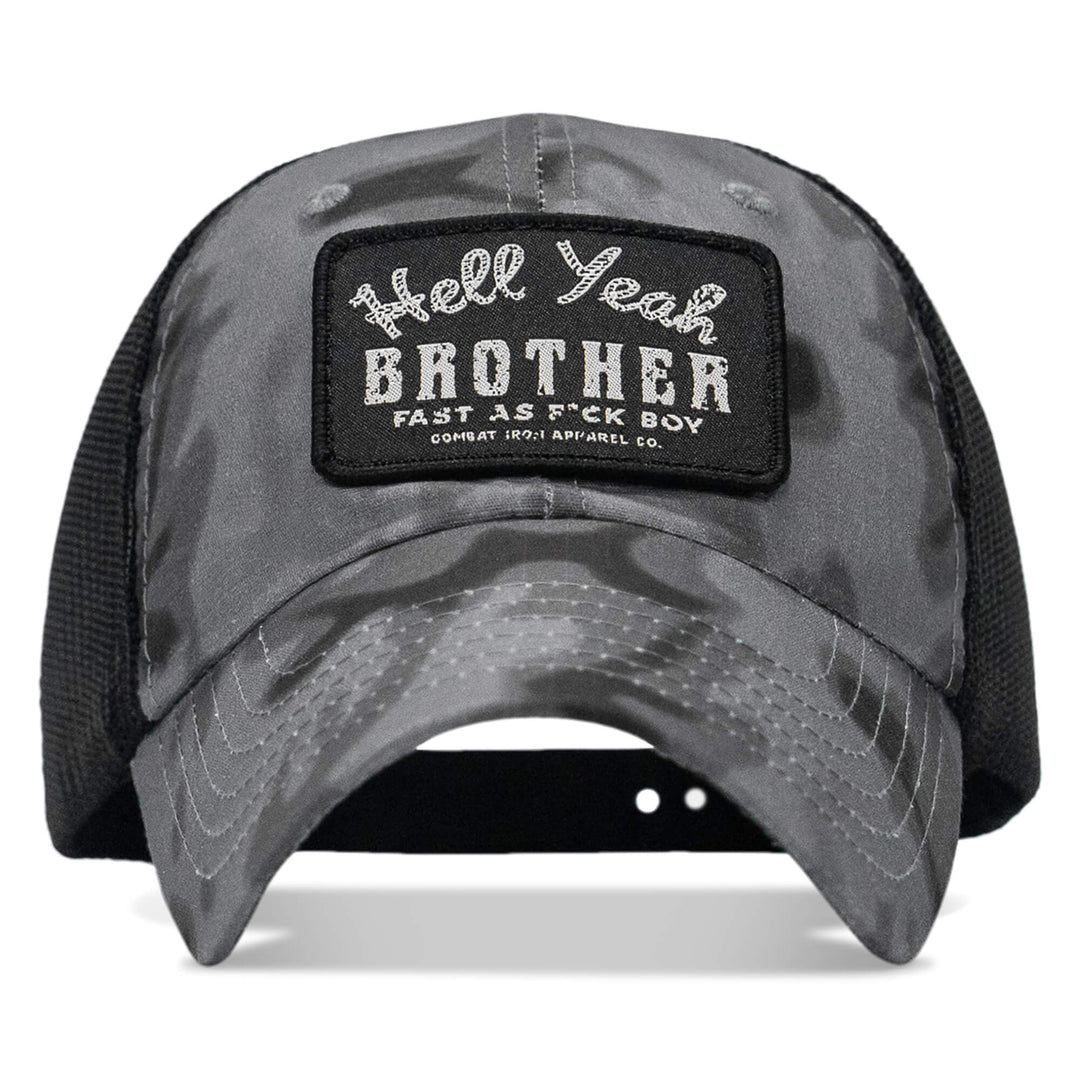 One Revolver Surfboards - Hell Yeah Brother Patch Tactical Ripstop Mesh Snapback Hat HEADWEAR
