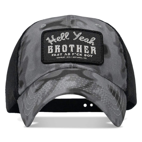 One Revolver Surfboards - Hell Yeah Brother Patch Tactical Ripstop Mesh Snapback Hat HEADWEAR