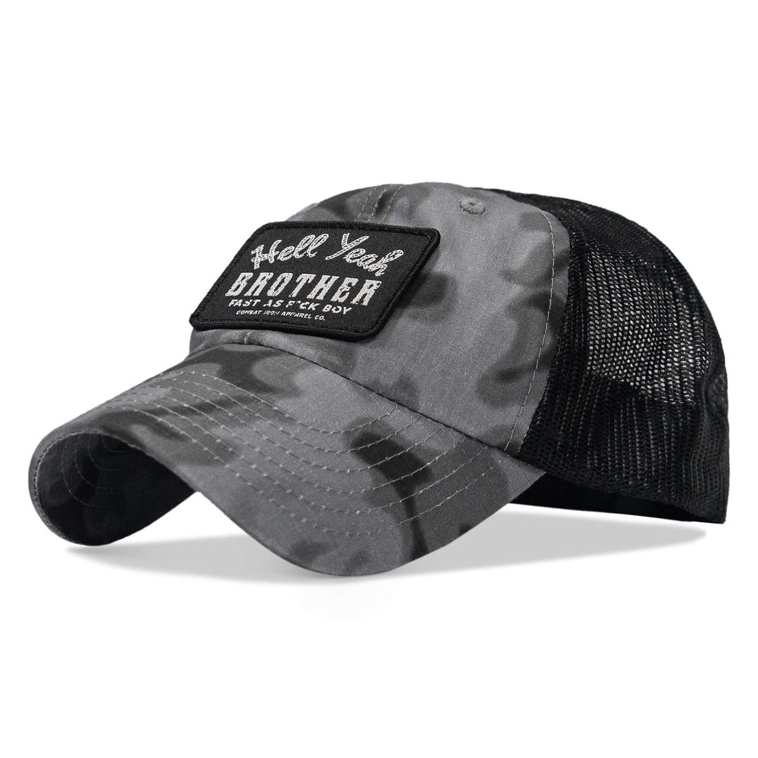One Revolver Surfboards - Hell Yeah Brother Patch Tactical Ripstop Mesh Snapback Hat HEADWEAR