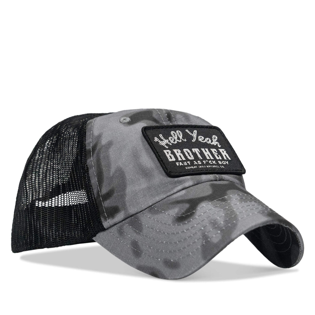 One Revolver Surfboards - Hell Yeah Brother Patch Tactical Ripstop Mesh Snapback Hat HEADWEAR