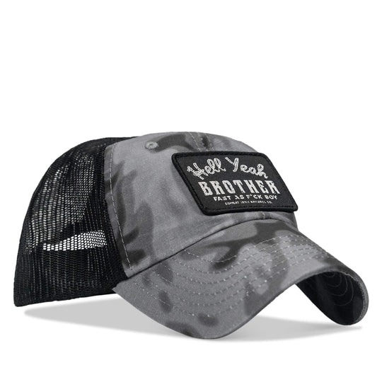 One Revolver Surfboards - Hell Yeah Brother Patch Tactical Ripstop Mesh Snapback Hat HEADWEAR