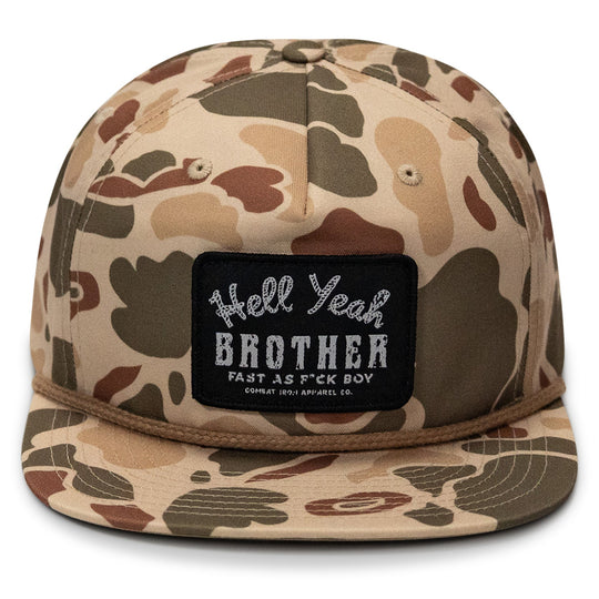 One Revolver Surfboards - Hell Yeah Brother Flatbill SnapBack Hat HEADWEAR