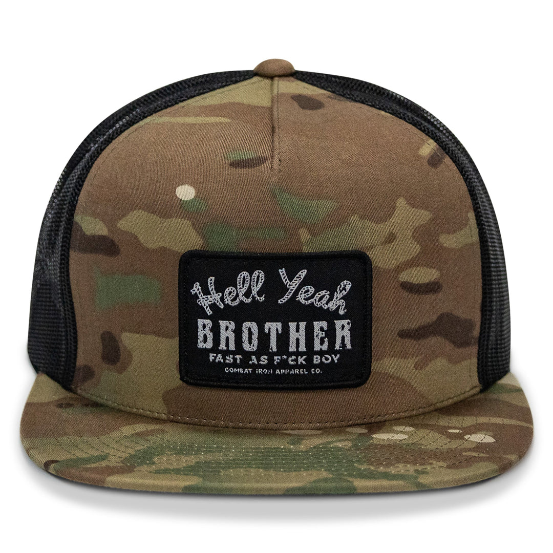 One Revolver Surfboards - Hell Yeah Brother Flatbill SnapBack Hat HEADWEAR