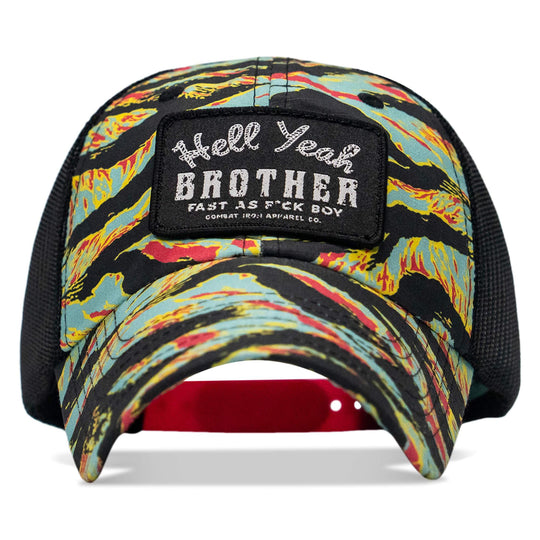 One Revolver Surfboards - Hell Yeah Brother Patch Tactical Ripstop Mesh Snapback Hat HEADWEAR