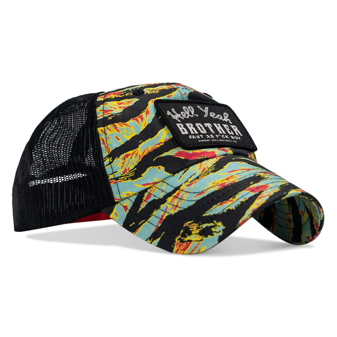 One Revolver Surfboards - Hell Yeah Brother Patch Tactical Ripstop Mesh Snapback Hat HEADWEAR