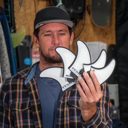 FCS II Harley Mid Tri-Quad Fin Set - One Revolver Surfboards