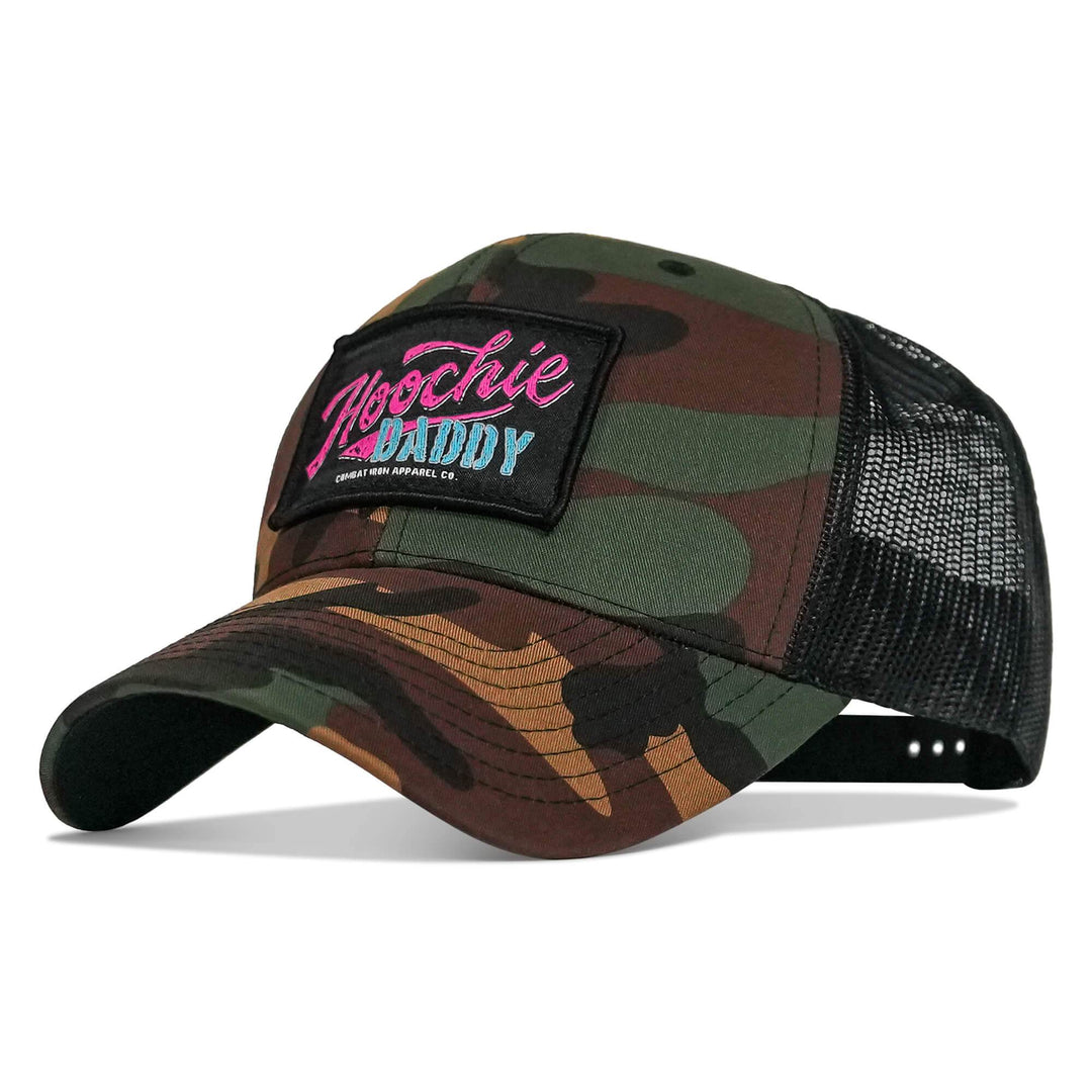 Hoochie Daddy Retro Script Patch Snapback Hat - One Revolver Surfboards