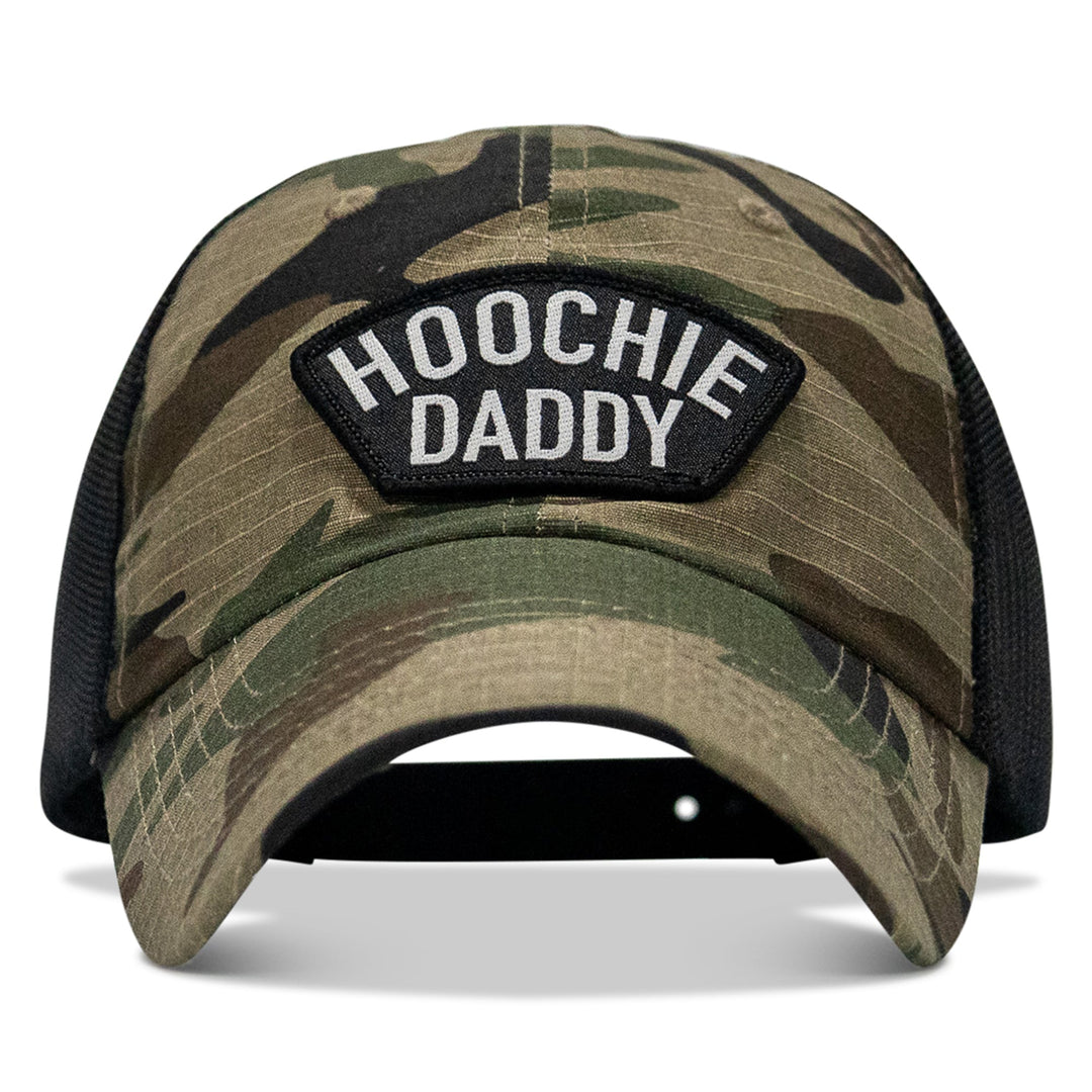 Hoochie Daddy Arched Patch Tactical Ripstop Mesh Snapback Hat