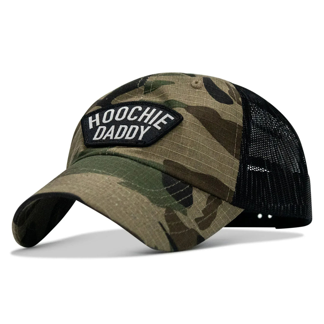 One Revolver Surfboards - Hoochie Daddy Arched Patch Tactical Ripstop Mesh Snapback Hat HEADWEAR