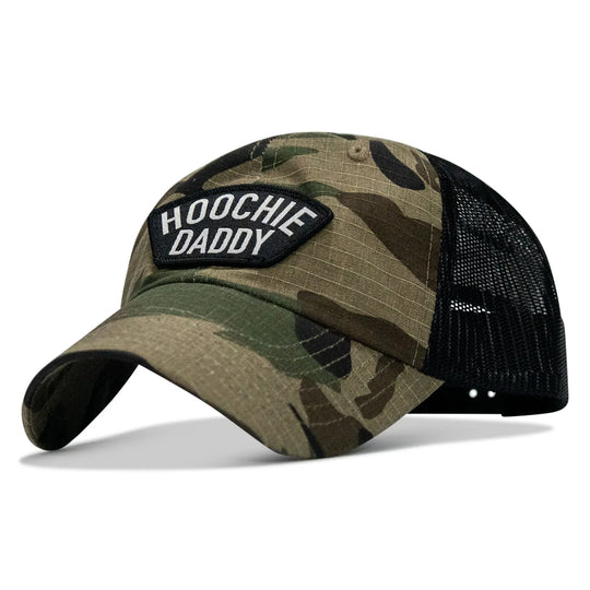 One Revolver Surfboards - Hoochie Daddy Arched Patch Tactical Ripstop Mesh Snapback Hat HEADWEAR