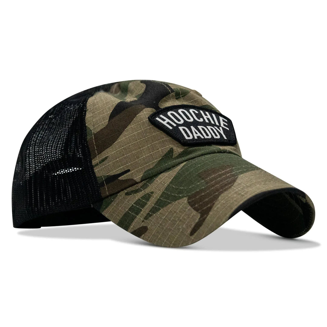 One Revolver Surfboards - Hoochie Daddy Arched Patch Tactical Ripstop Mesh Snapback Hat HEADWEAR