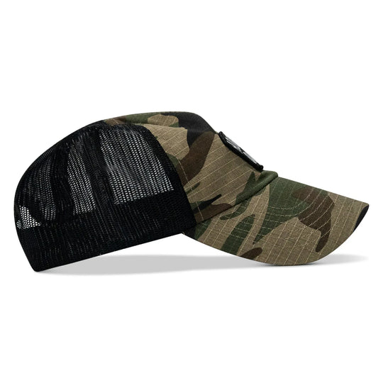 One Revolver Surfboards - Hoochie Daddy Arched Patch Tactical Ripstop Mesh Snapback Hat HEADWEAR
