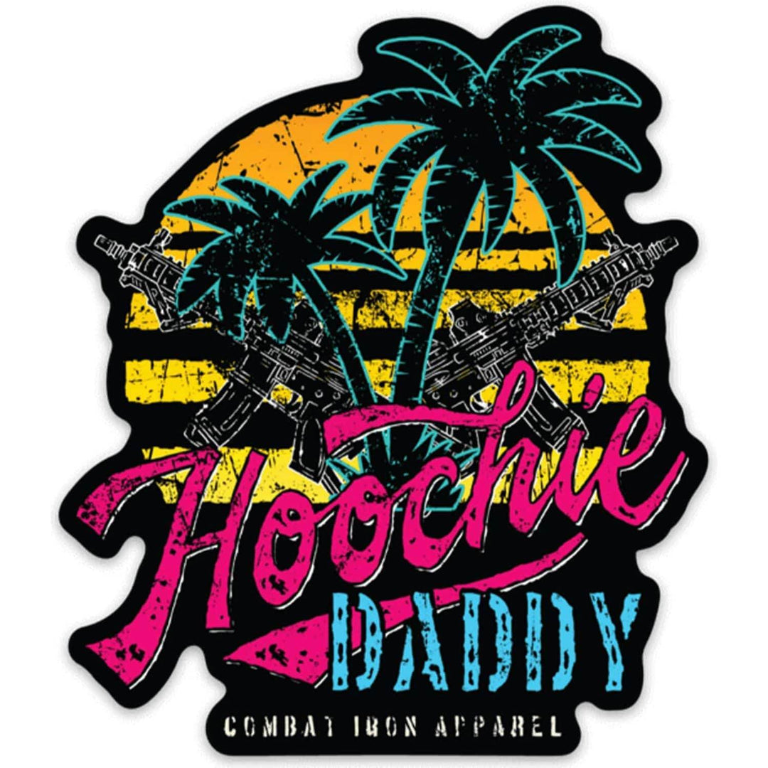 Hoochie Daddy Sunset Decal - One Revolver Surfboards