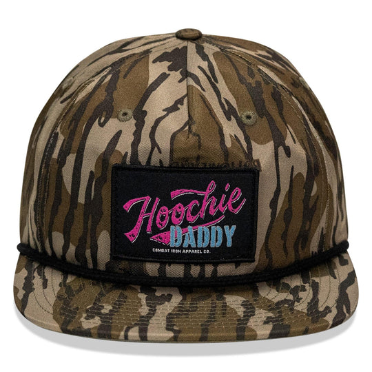One Revolver Surfboards - Retro Hoochie Daddy Script Patch Flatbill Snapback Hat HEADWEAR