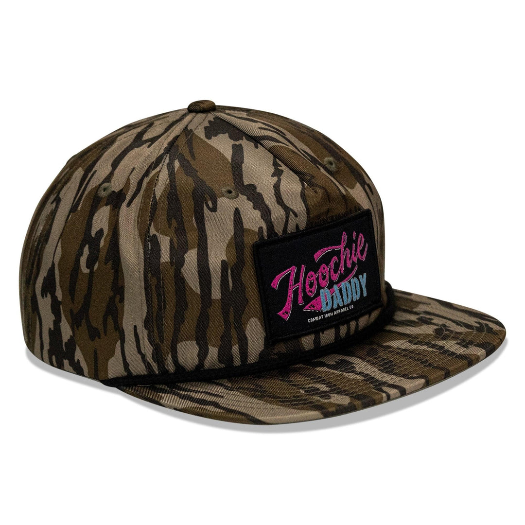 One Revolver Surfboards - Retro Hoochie Daddy Script Patch Flatbill Snapback Hat HEADWEAR
