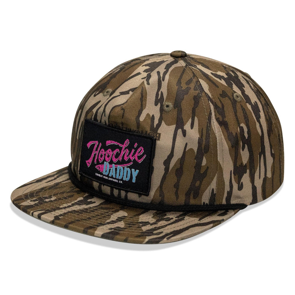One Revolver Surfboards - Retro Hoochie Daddy Script Patch Flatbill Snapback Hat HEADWEAR