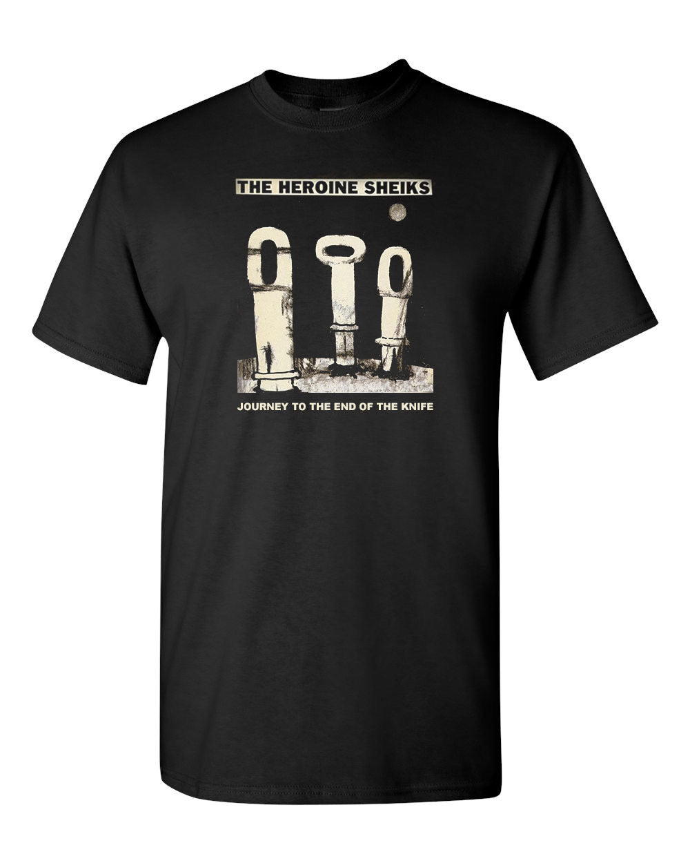 HEROINE SHEIKS "JOURNEY TO THE END OF THE KNIFE" T-SHIRT - One Revolver Surfboards