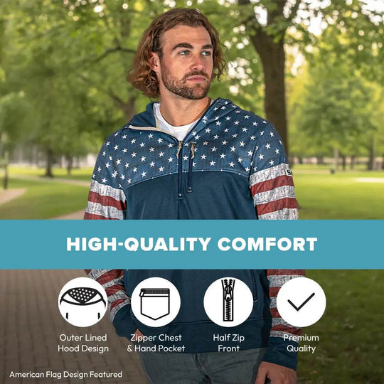 Half Zip Performance Hoodie - One Revolver Surfboards