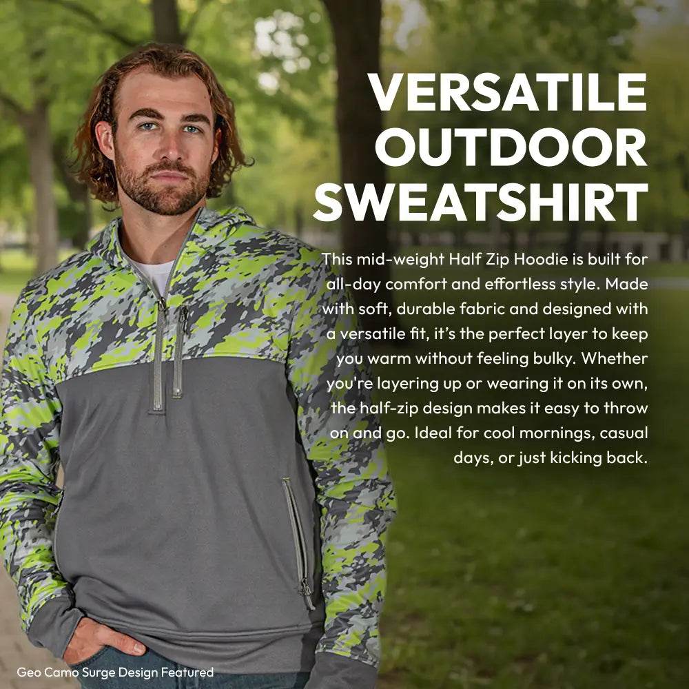 Half Zip Performance Hoodie - One Revolver Surfboards