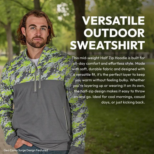 Half Zip Performance Hoodie - One Revolver Surfboards