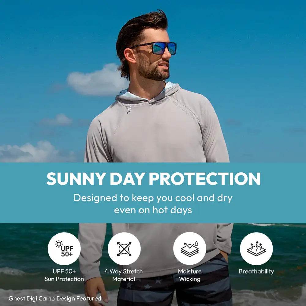 Hooded Performance Long Sleeve Shirt - One Revolver Surfboards