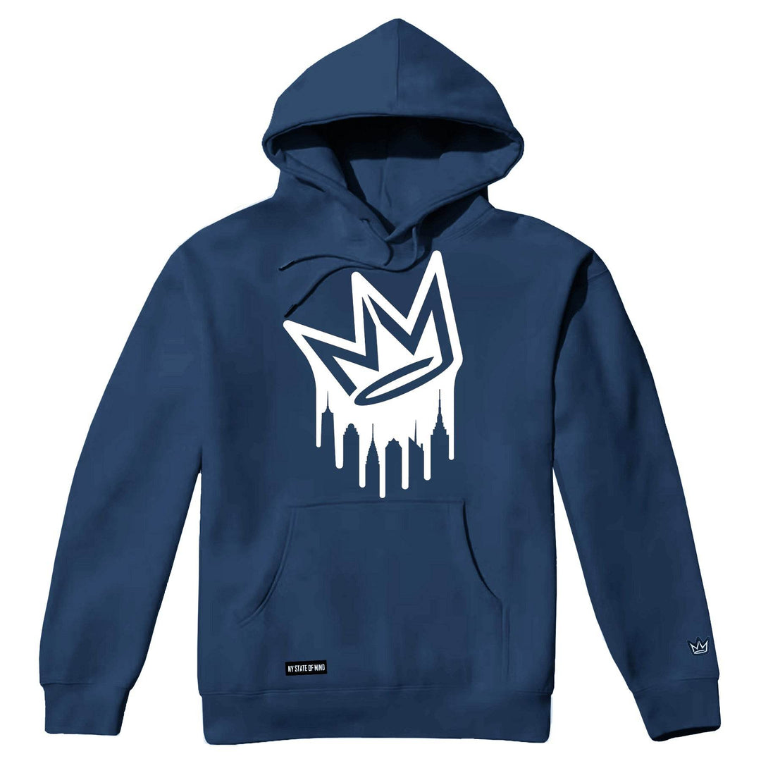 Dripping Crown Logo Hooded Sweatshirt - Hooded Sweatshirt - One Revolver Surfboards
