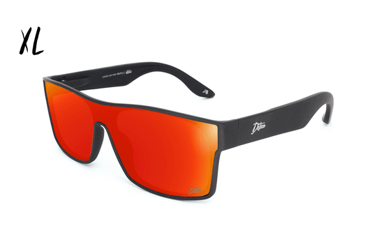 Horizon XL - Matte Black - Red Sunset Polarized - Horizon XL - One Revolver Surfboards