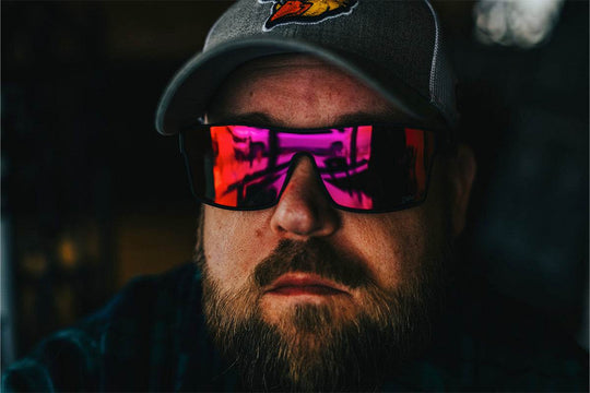 Horizon XL - Matte Black - Red Sunset Polarized - One Revolver Surfboards