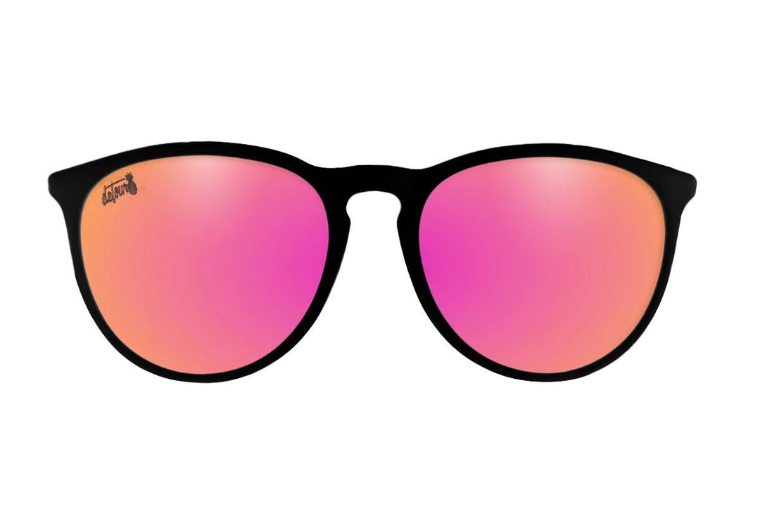 One Revolver Surfboards - Hurricane - Matte Black - Pink Lemonade Polarized Hurricane