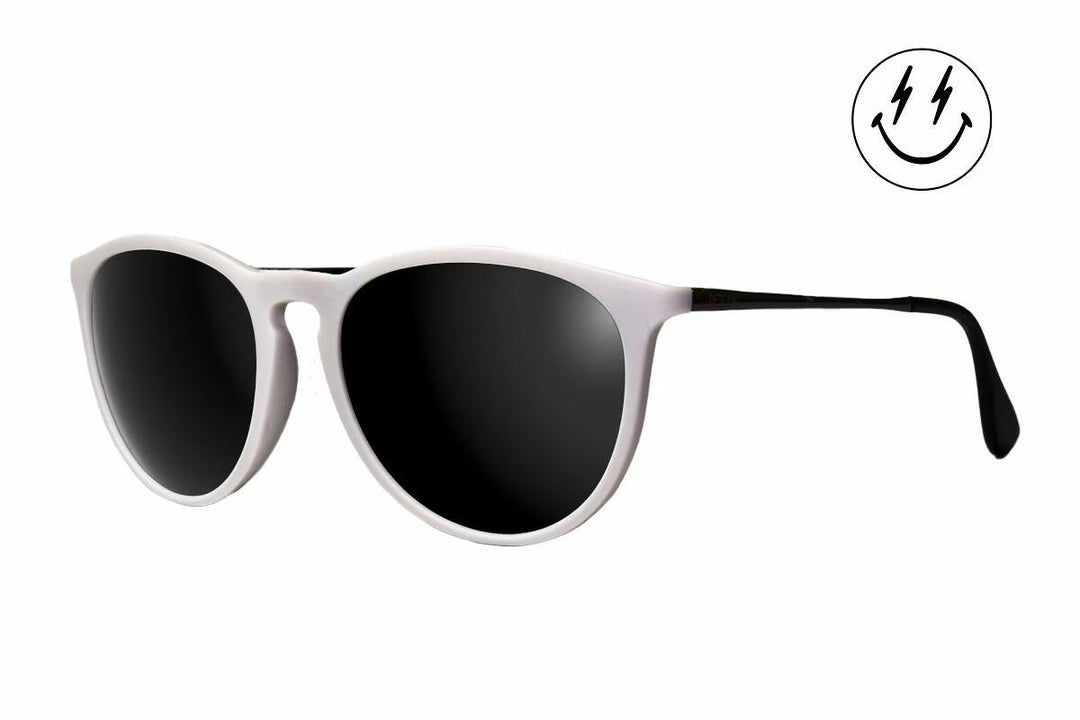 One Revolver Surfboards - Hurricane - Matte Off White - Jett Lambert - Jet Black Polarized Hurricane
