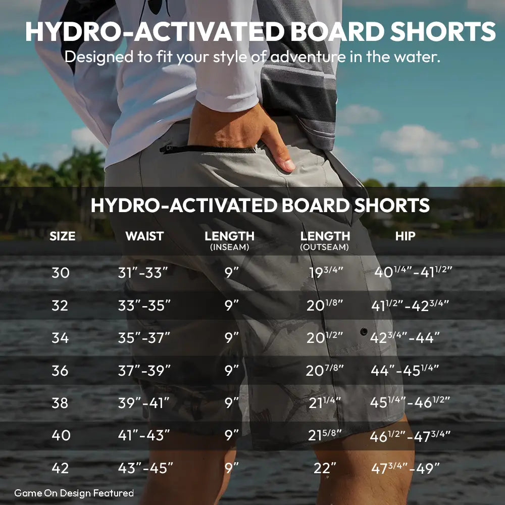 Hydro-Activated Board Shorts