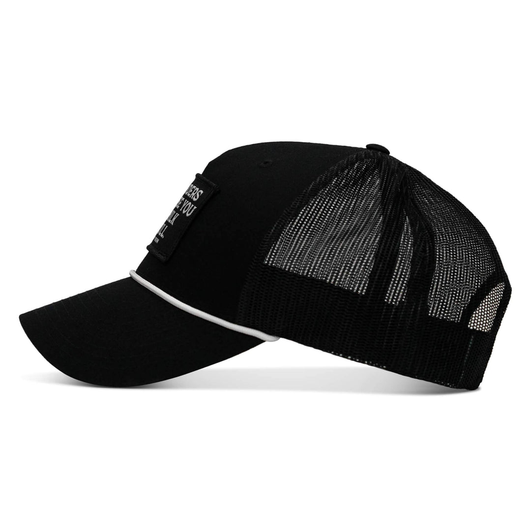 If Gender Confuses You Go Milk A Bull Patch Rope Snapback Hat - One Revolver Surfboards