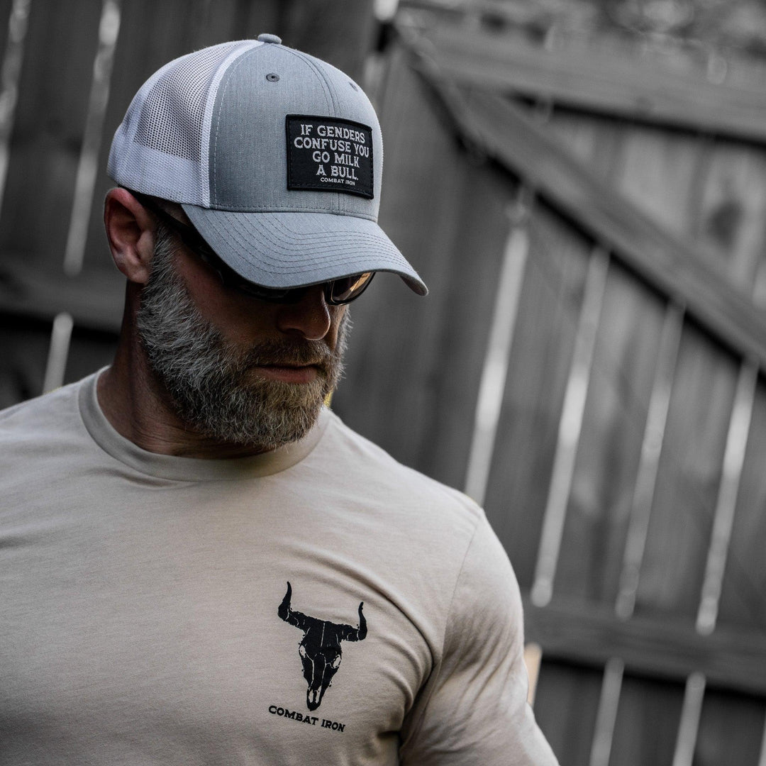 One Revolver Surfboards - If Genders Confuse You, Go Milk A Bull Patch Snapback Hat HEADWEAR