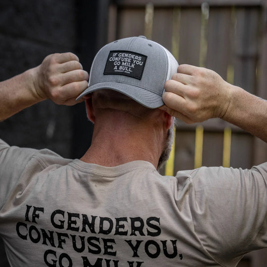 One Revolver Surfboards - If Genders Confuse You, Go Milk A Bull Patch Snapback Hat HEADWEAR