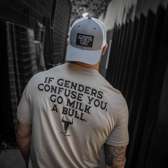 If Genders Confuse You, Go Milk A Bull Patch Snapback Hat