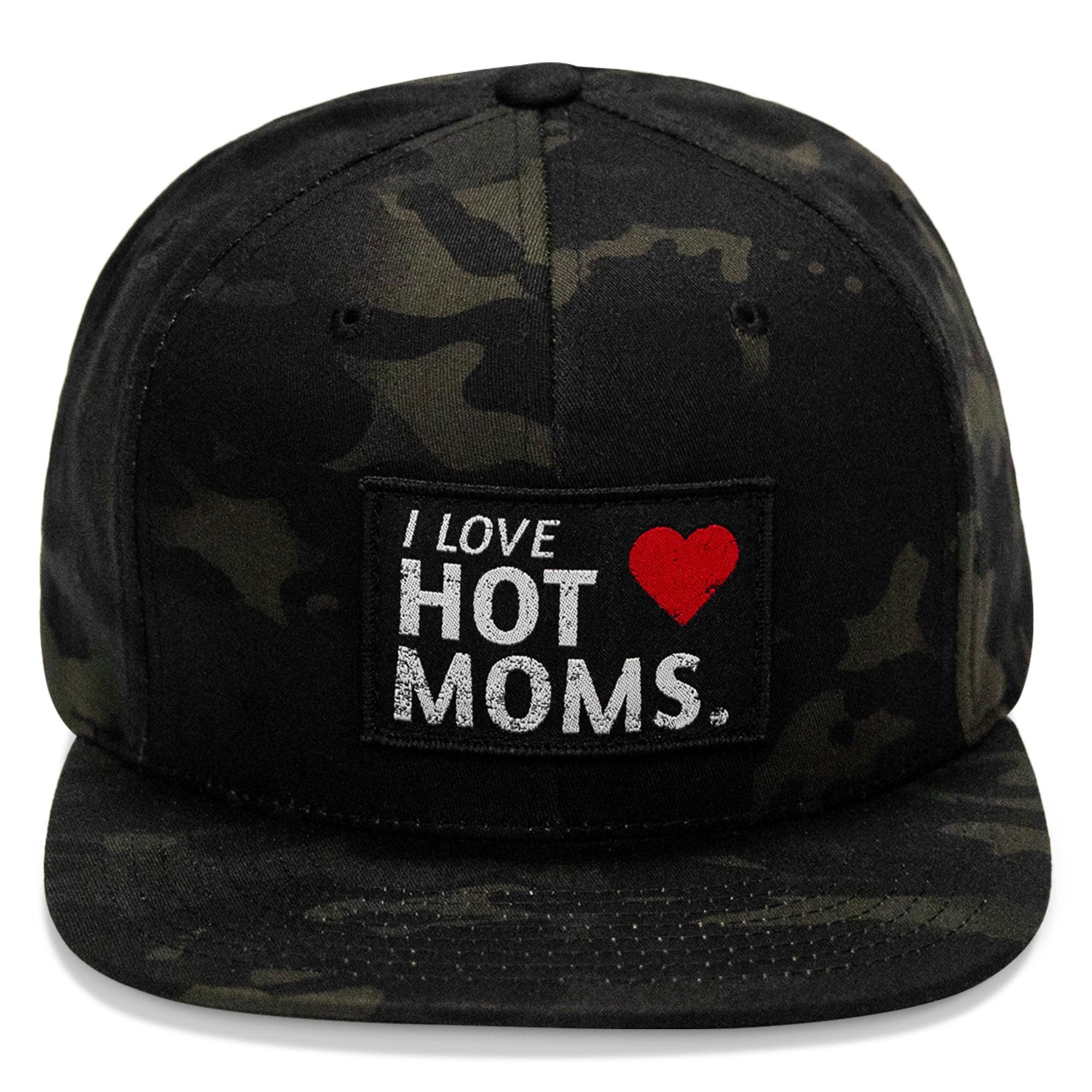 One Revolver Surfboards - I Love Hot Moms Patch Flatbill Snapback Hat HEADWEAR