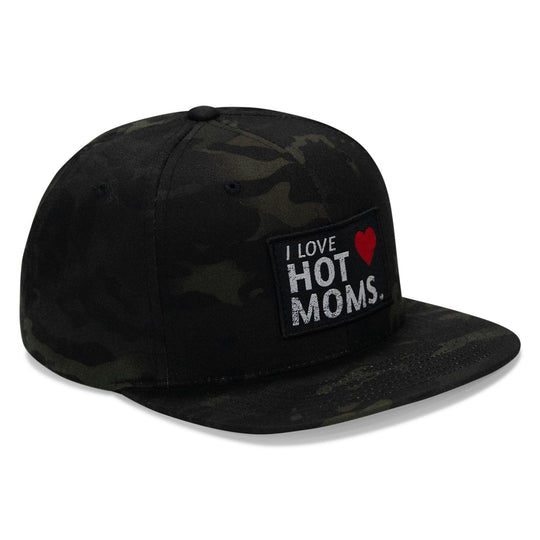 One Revolver Surfboards - I Love Hot Moms Patch Flatbill Snapback Hat HEADWEAR