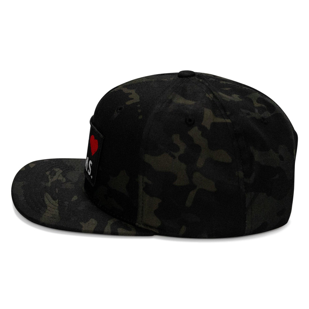 One Revolver Surfboards - I Love Hot Moms Patch Flatbill Snapback Hat HEADWEAR