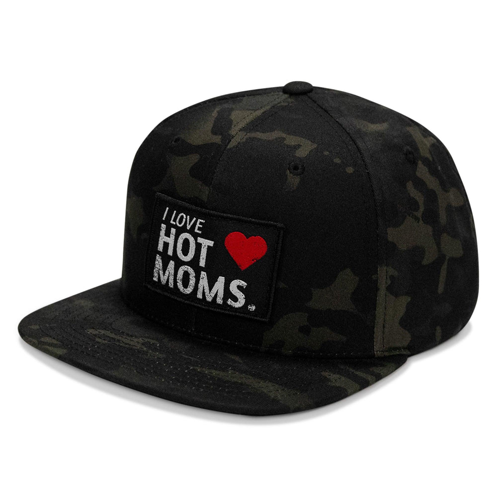 One Revolver Surfboards - I Love Hot Moms Patch Flatbill Snapback Hat HEADWEAR