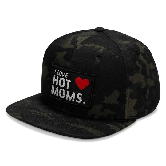 One Revolver Surfboards - I Love Hot Moms Patch Flatbill Snapback Hat HEADWEAR
