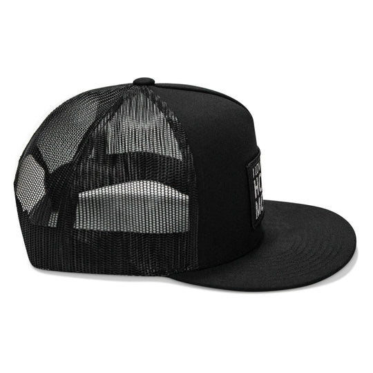 I Love Hot Moms Patch Flatbill Snapback Hat