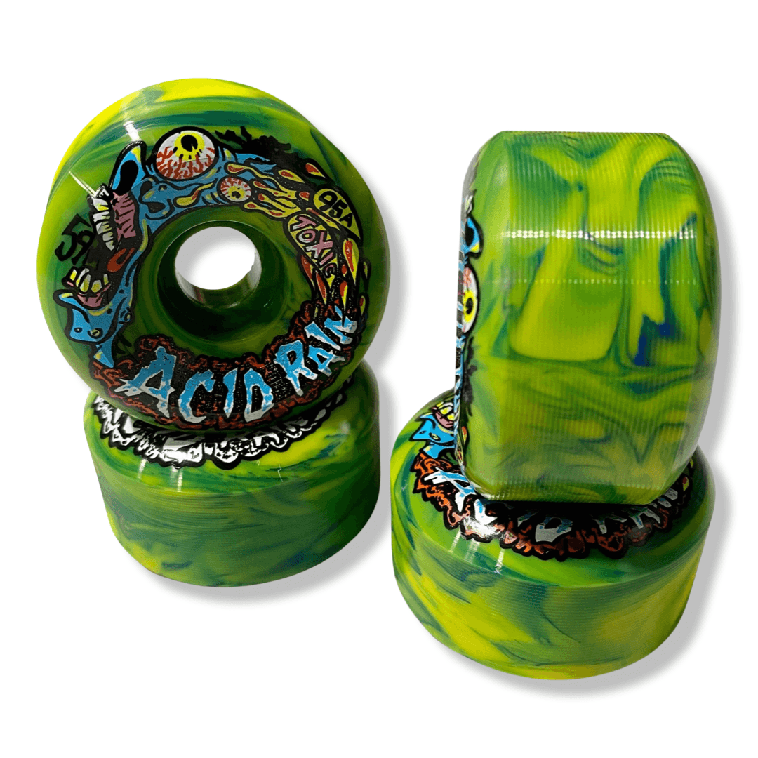 Acid Rain MED-HARD SUPERTHANE Wheels 59mm/95A - Skateboard Wheels - One Revolver Surfboards