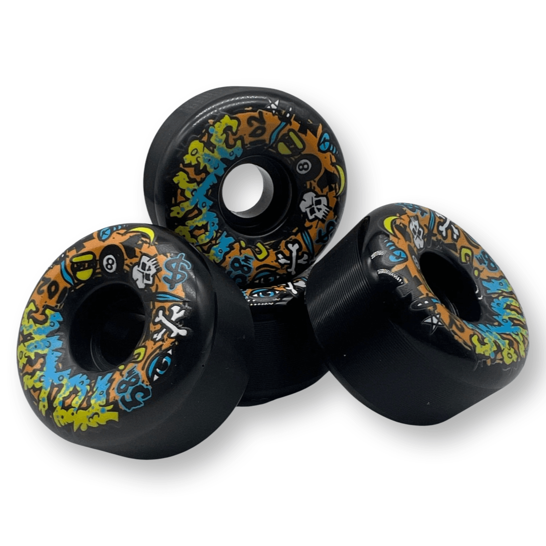 Toxic Team VERY HARD Wheels 58mm/102A - Skateboard Wheels - One Revolver Surfboards