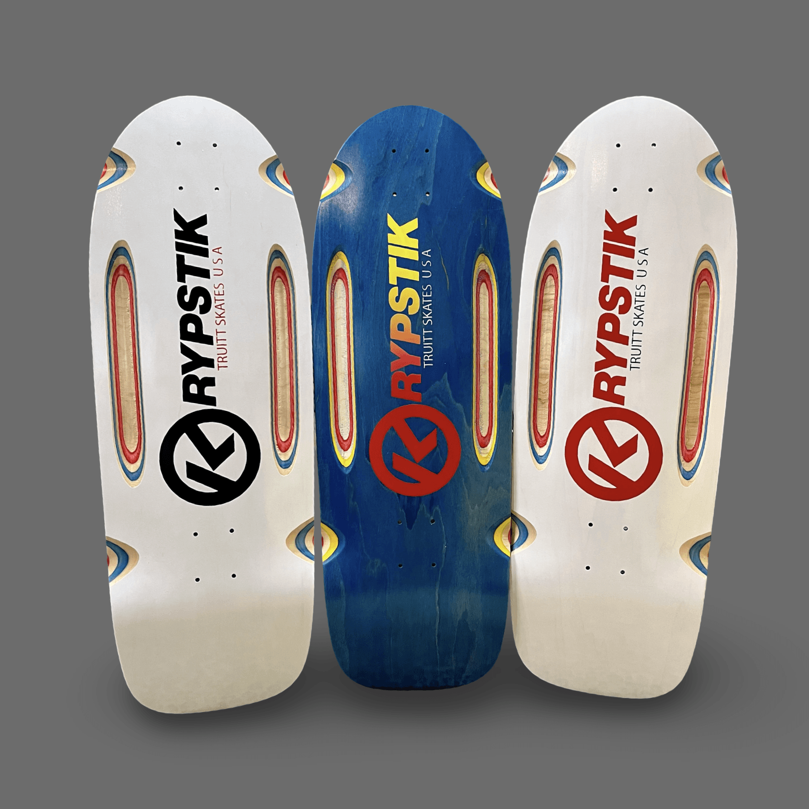 Krypstik Routed 10”x30” Limited Edition Deck HAND-PAINTED (PRE-ORDER, APRIL 2026) - One Revolver Surfboards