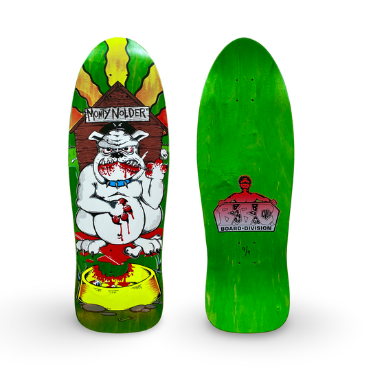 Monty Nolder BBC Bulldog (#1) LIMITED EDITION Deck 10.25"x31" HAND-PAINTED (1 of 9)