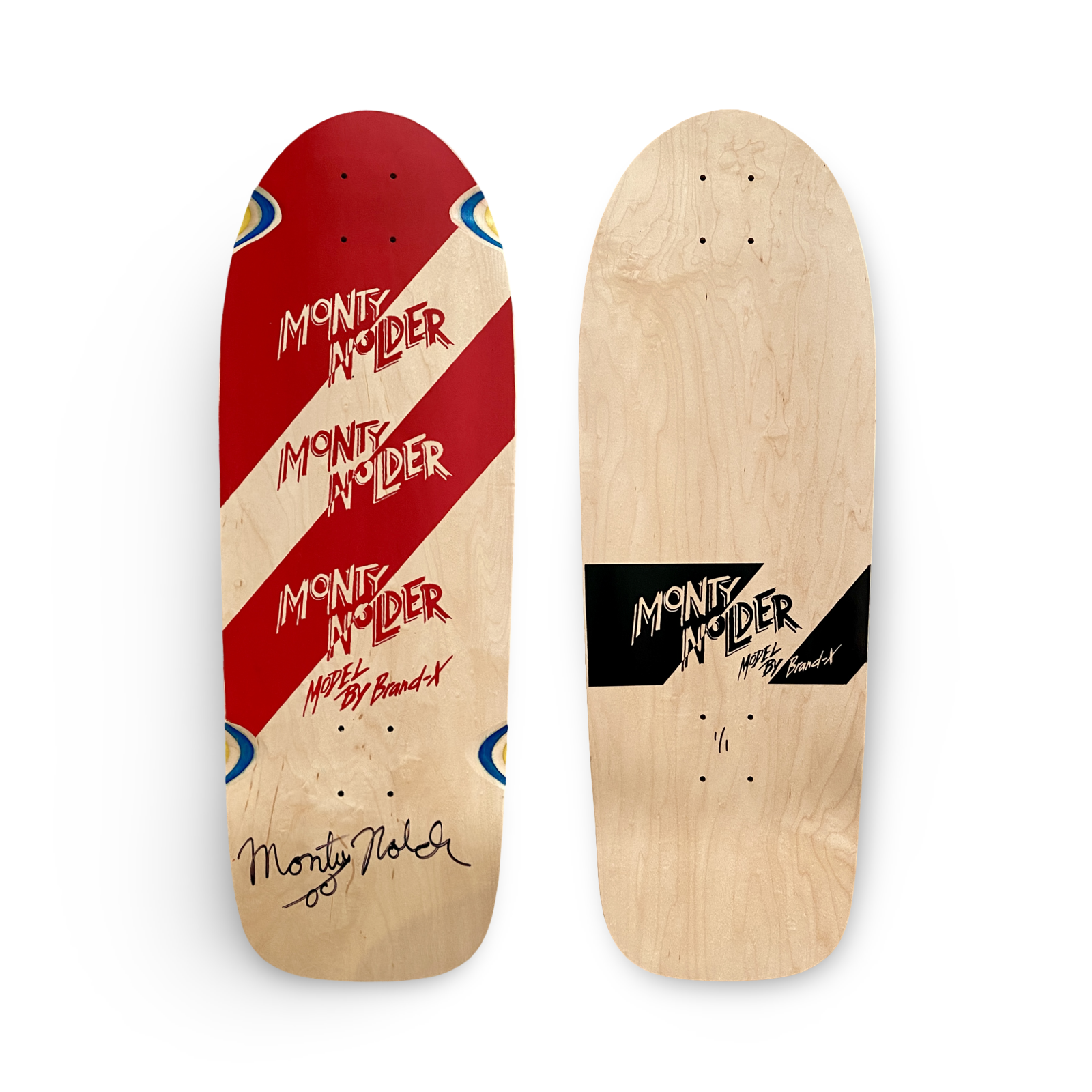 Monty Nolder ONE OF A KIND, HAND-PAINTED Deck 10"x30" (1 of 1) - One Revolver Surfboards