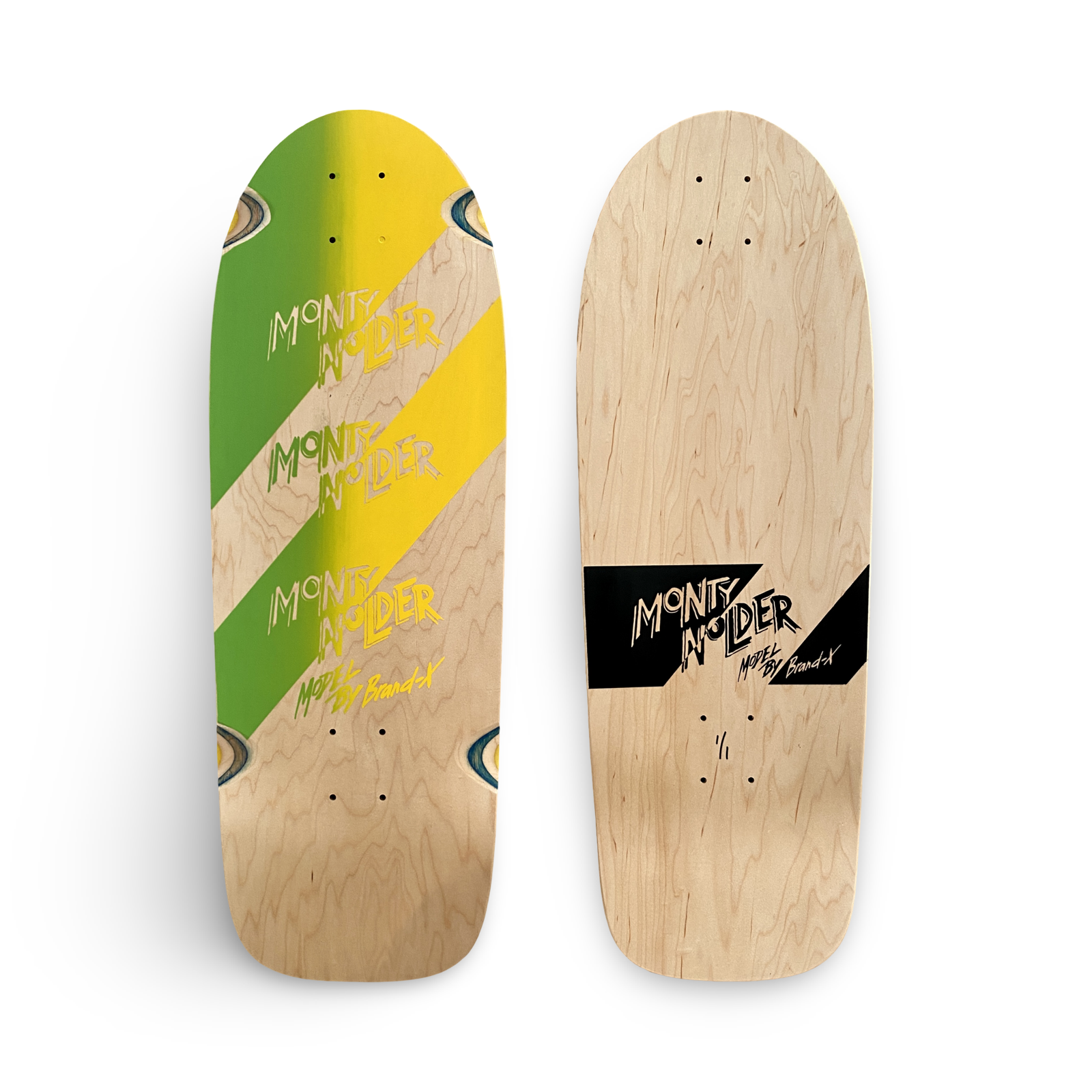 Monty Nolder ONE OF A KIND, HAND-PAINTED Deck 10"x30" (1 of 1) - One Revolver Surfboards