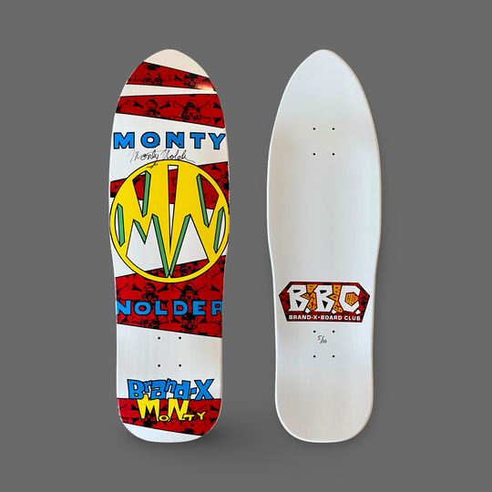 Monty Nolder BBC Limited Edition Deck 9.5"x32" HAND PAINTED (1 of 10) - AUTOGRAPHED