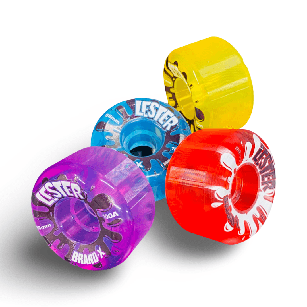 Lester Kasai HARD TRANSLUCENT Wheels 56mm/100a - One Revolver Surfboards